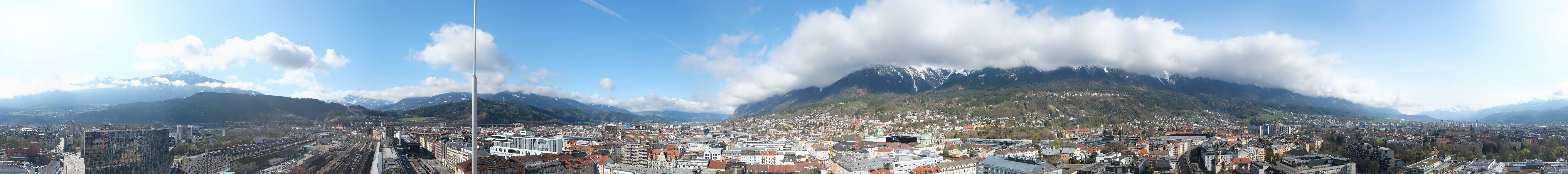 Archiv Foto Webcam Panoramablick - Innsbruck