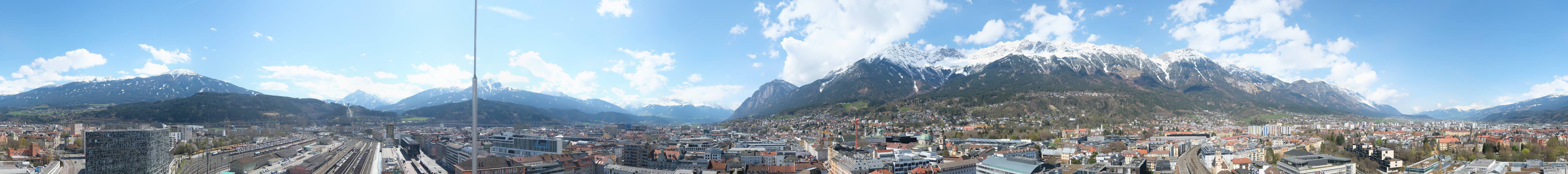 Archiv Foto Webcam Panoramablick - Innsbruck