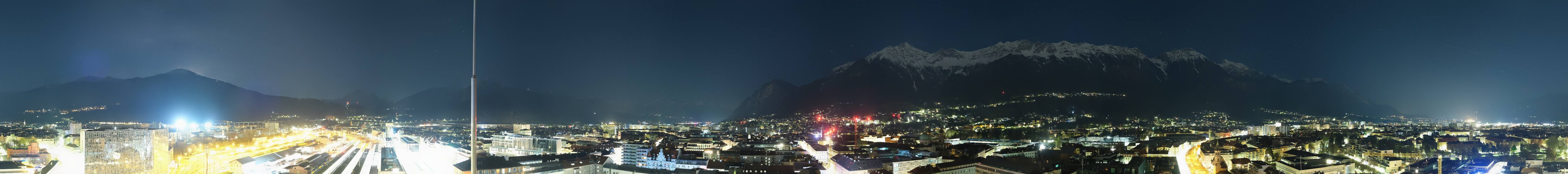 Archiv Foto Webcam Panoramablick - Innsbruck