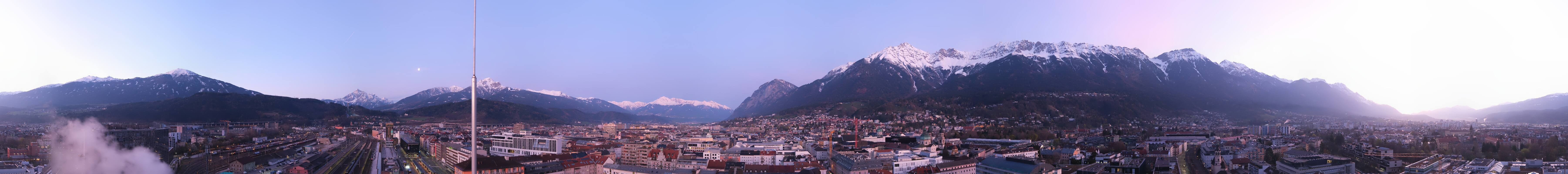 Archiv Foto Webcam Panoramablick - Innsbruck