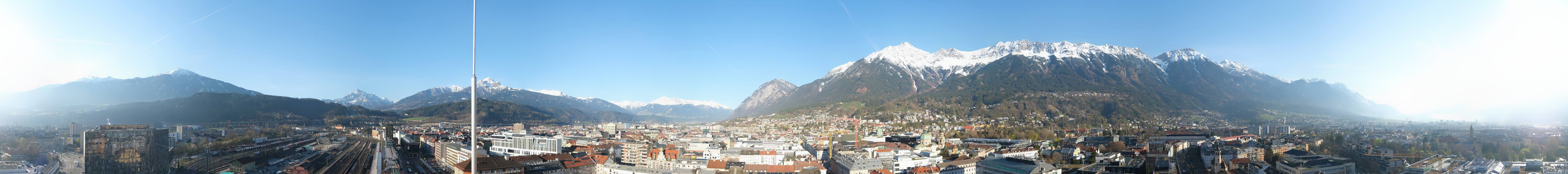 Archiv Foto Webcam Panoramablick - Innsbruck
