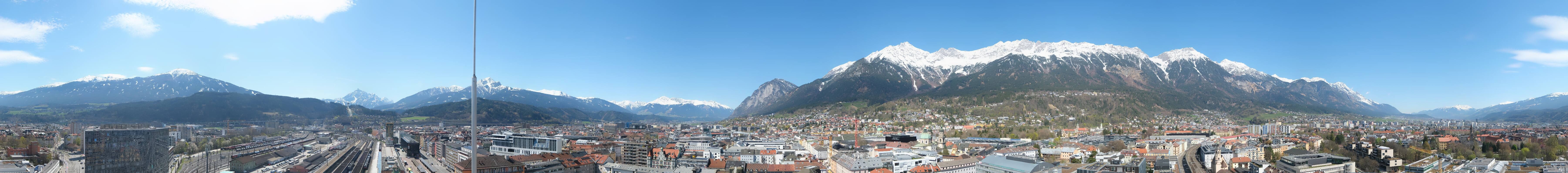 Archiv Foto Webcam Panoramablick - Innsbruck