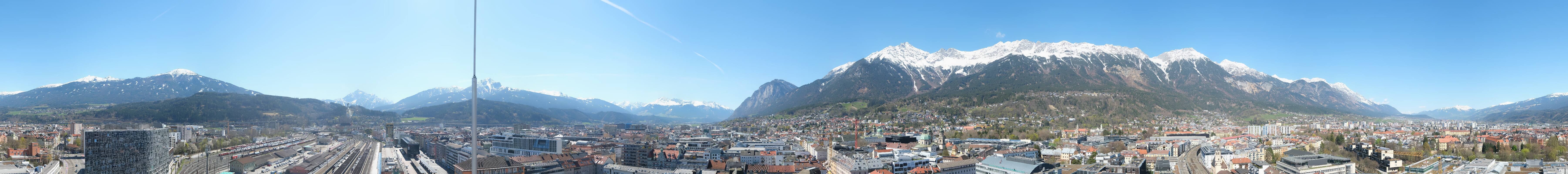 Archived image Webcam Innsbruck - panoramic view