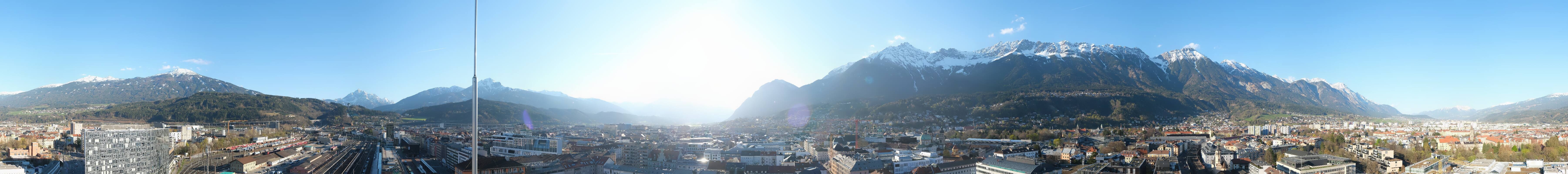 Archiv Foto Webcam Panoramablick - Innsbruck