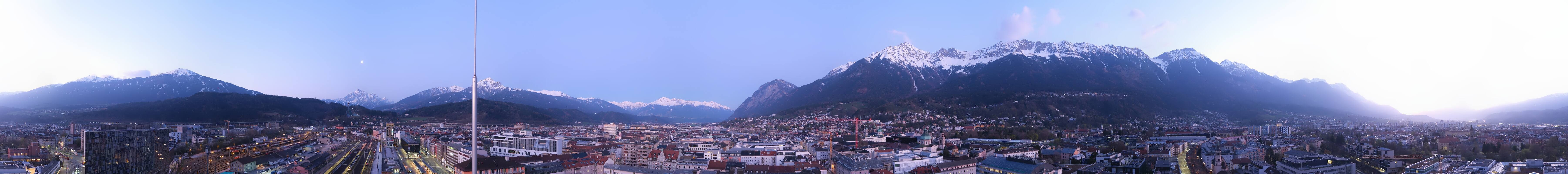 Archiv Foto Webcam Panoramablick - Innsbruck