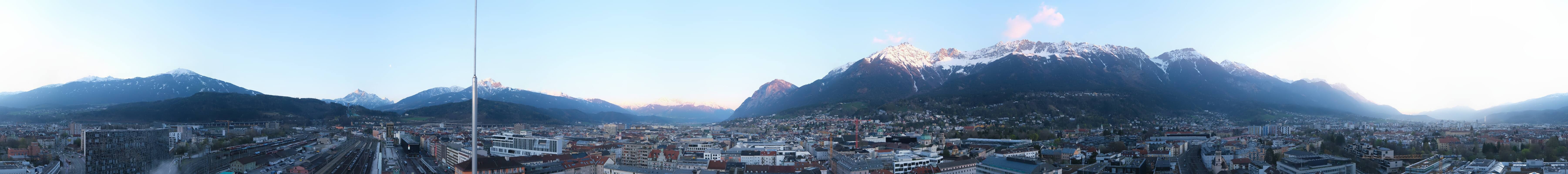 Archiv Foto Webcam Panoramablick - Innsbruck