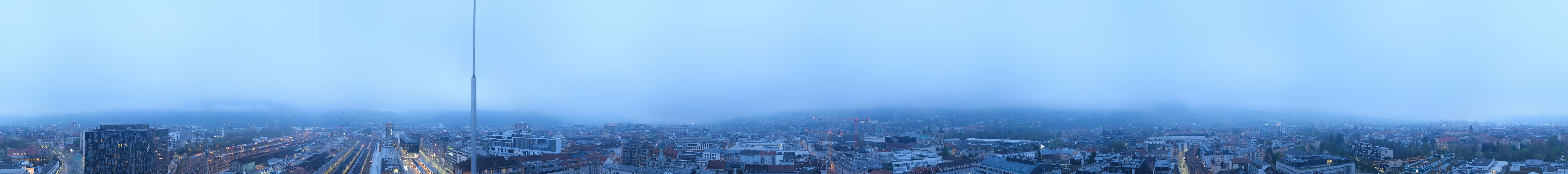 Archiv Foto Webcam Panoramablick - Innsbruck