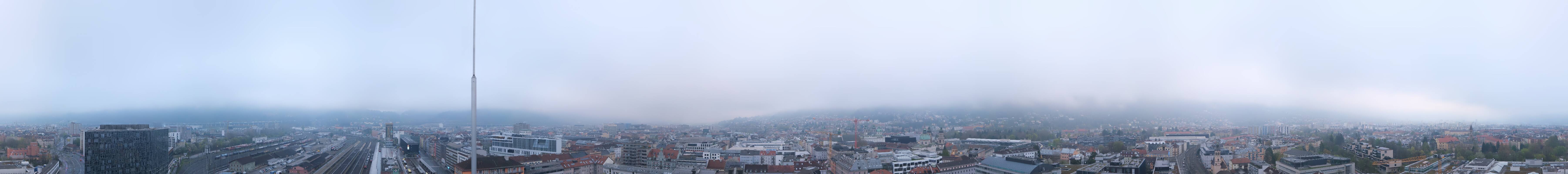 Archiv Foto Webcam Panoramablick - Innsbruck