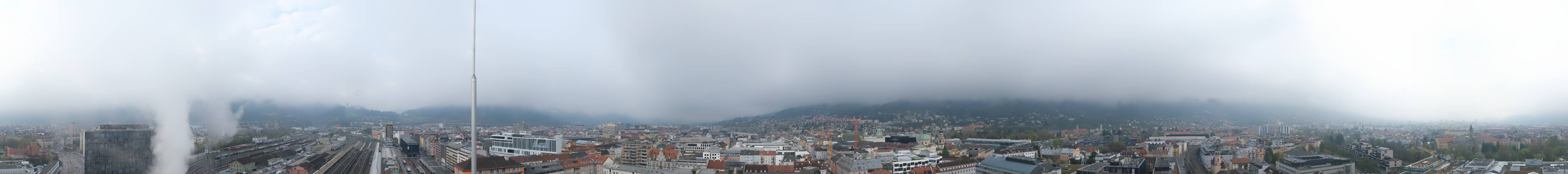 Archiv Foto Webcam Panoramablick - Innsbruck