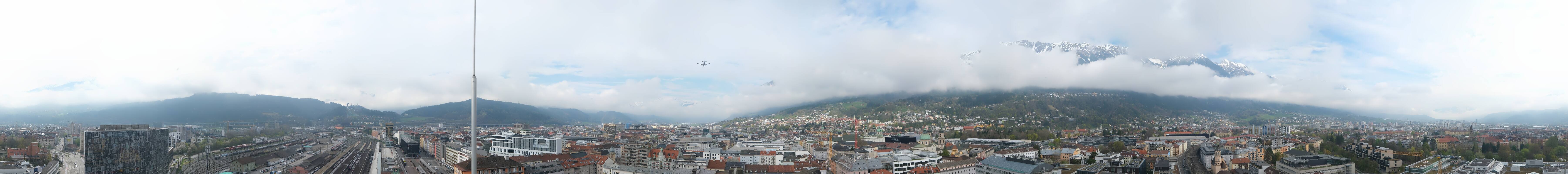 Archiv Foto Webcam Panoramablick - Innsbruck