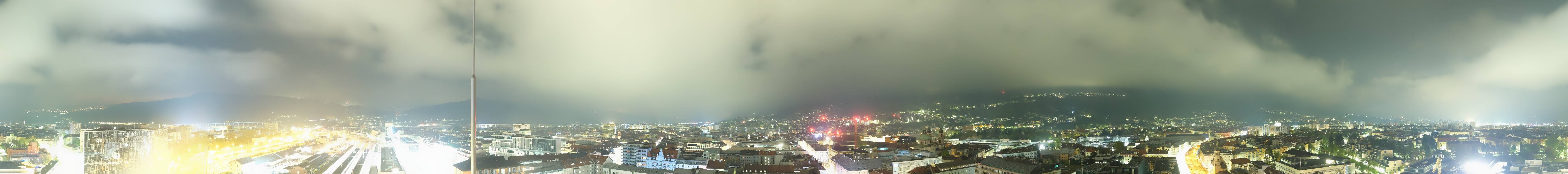 Archiv Foto Webcam Panoramablick - Innsbruck