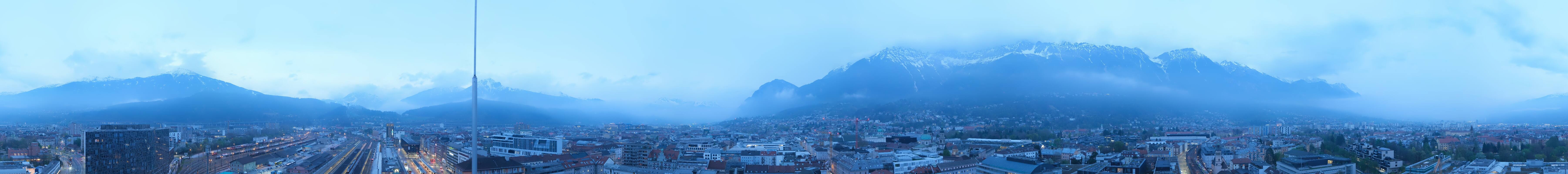 Archiv Foto Webcam Panoramablick - Innsbruck