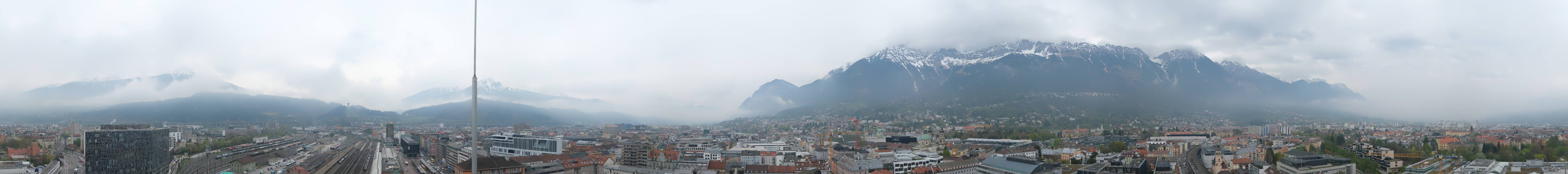 Archiv Foto Webcam Panoramablick - Innsbruck
