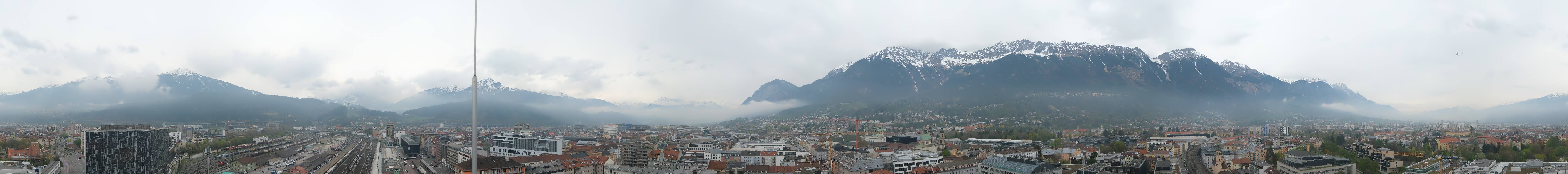 Archiv Foto Webcam Panoramablick - Innsbruck