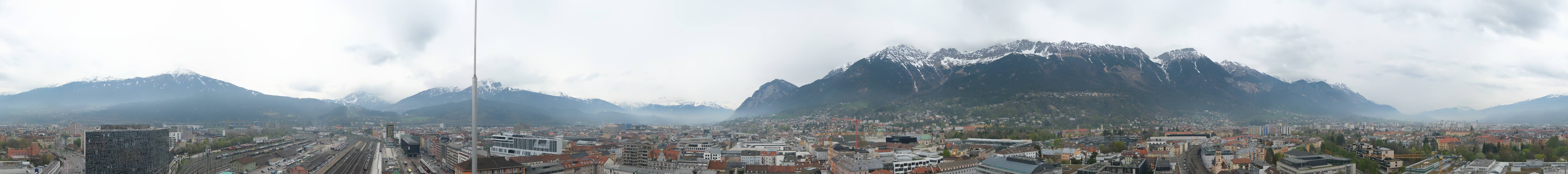 Archiv Foto Webcam Panoramablick - Innsbruck