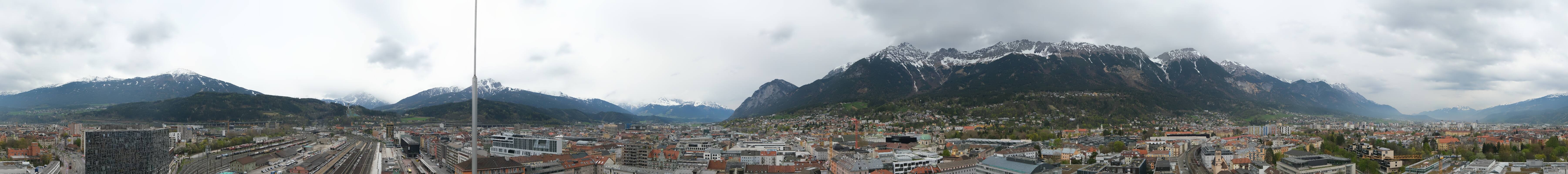 Archiv Foto Webcam Panoramablick - Innsbruck
