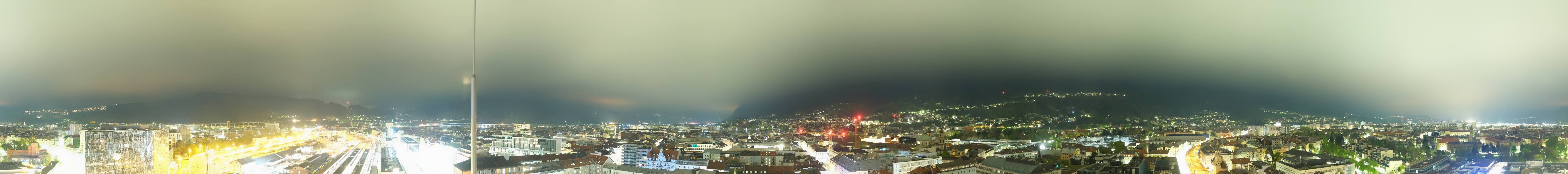 Archiv Foto Webcam Panoramablick - Innsbruck