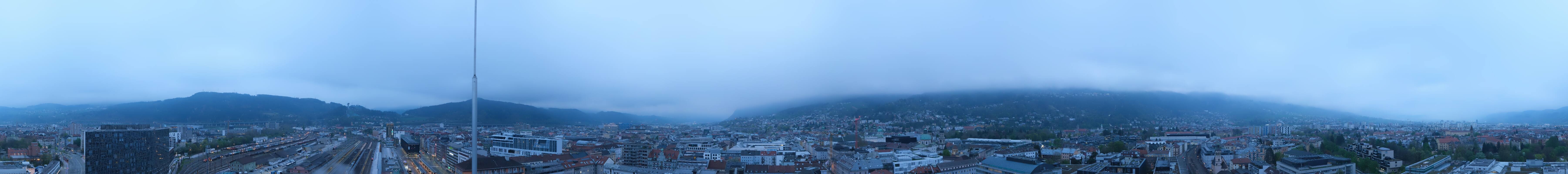 Archiv Foto Webcam Panoramablick - Innsbruck