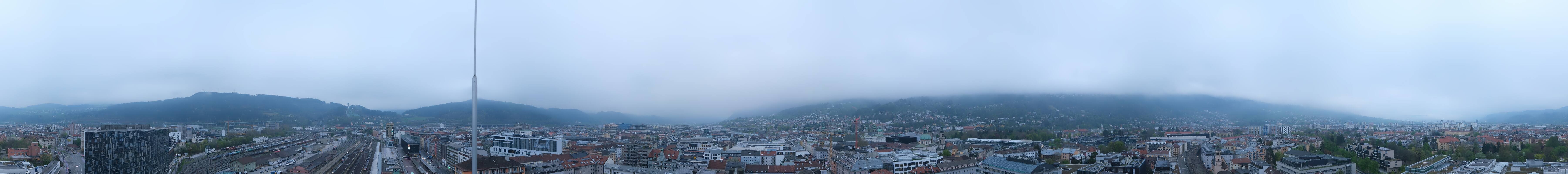 Archiv Foto Webcam Panoramablick - Innsbruck
