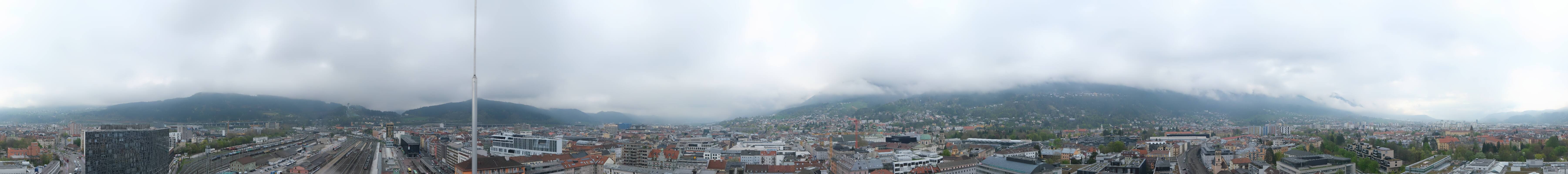Archiv Foto Webcam Panoramablick - Innsbruck