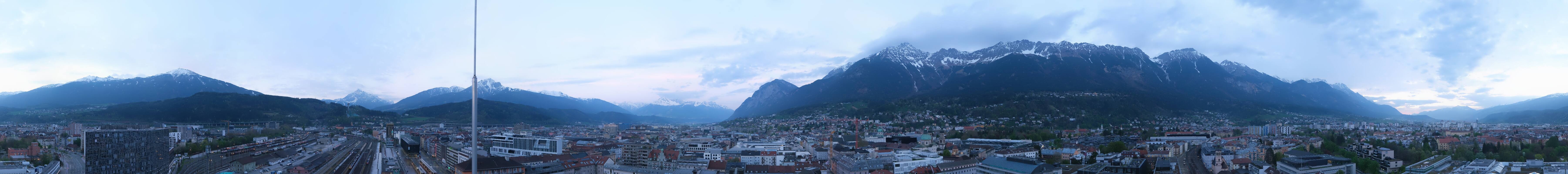 Archiv Foto Webcam Panoramablick - Innsbruck