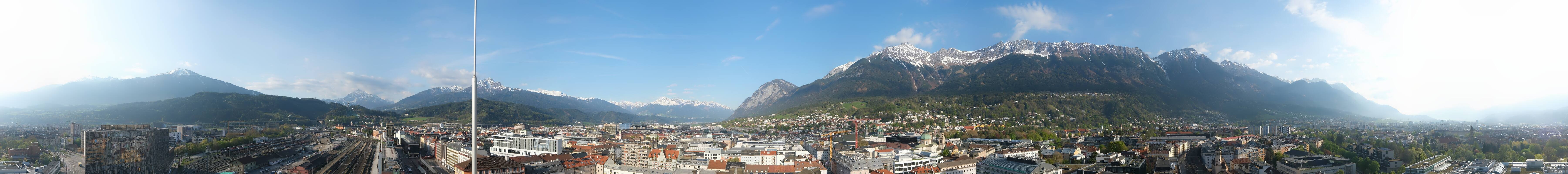 Archiv Foto Webcam Panoramablick - Innsbruck