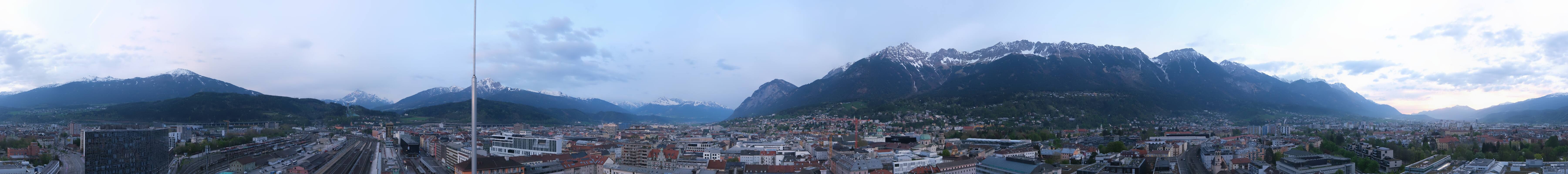 Archiv Foto Webcam Panoramablick - Innsbruck