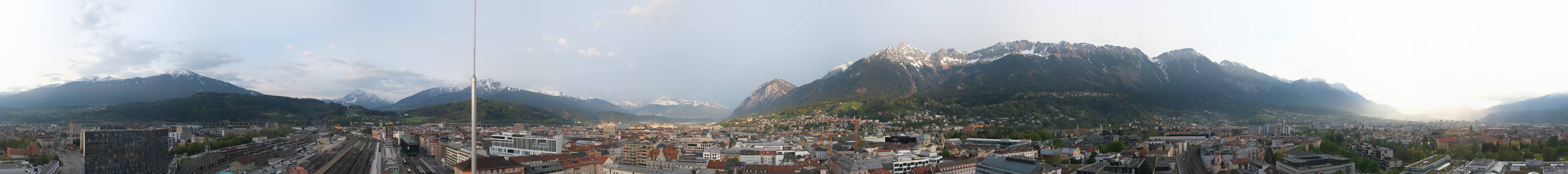 Archiv Foto Webcam Panoramablick - Innsbruck