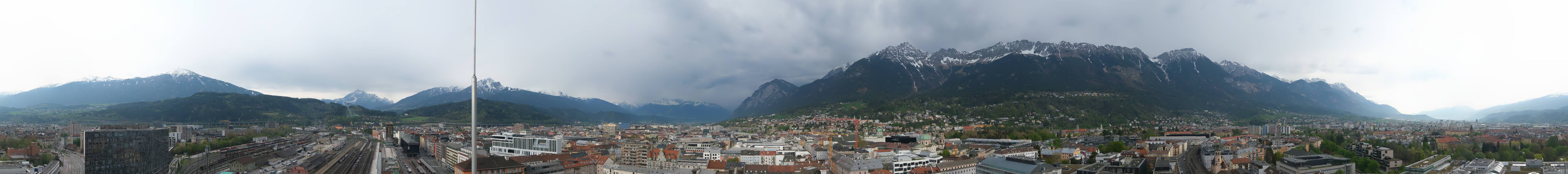 Archiv Foto Webcam Panoramablick - Innsbruck