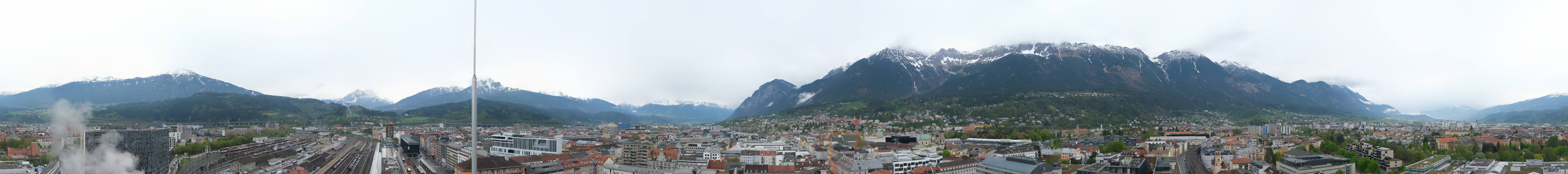 Archiv Foto Webcam Panoramablick - Innsbruck