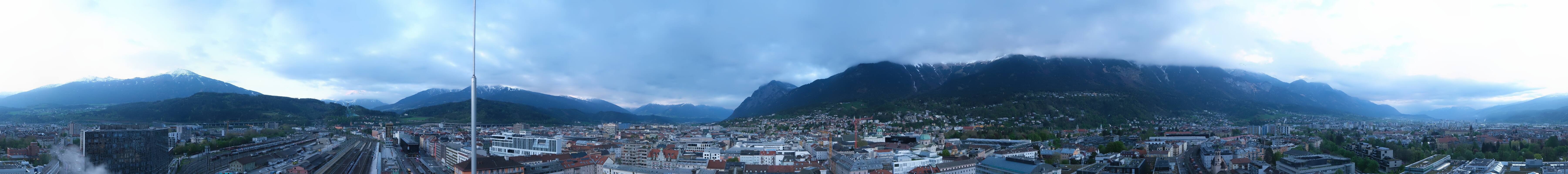 Archiv Foto Webcam Panoramablick - Innsbruck