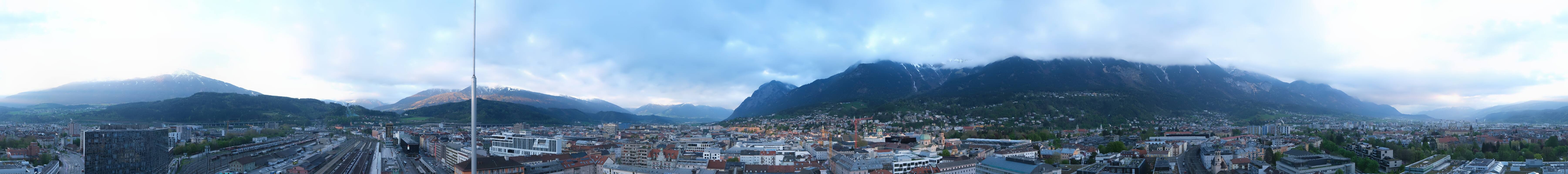 Archiv Foto Webcam Panoramablick - Innsbruck