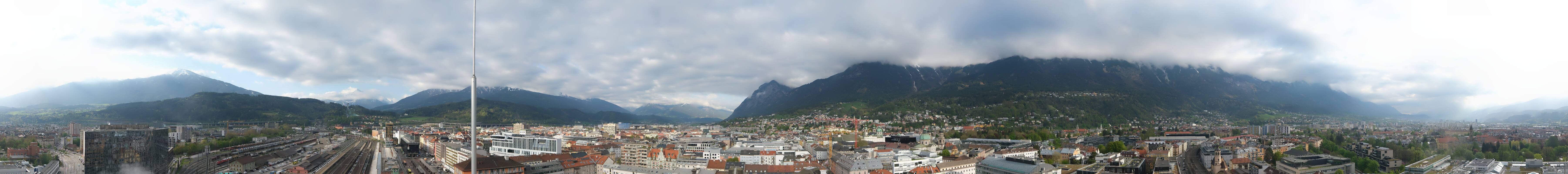 Archiv Foto Webcam Panoramablick - Innsbruck