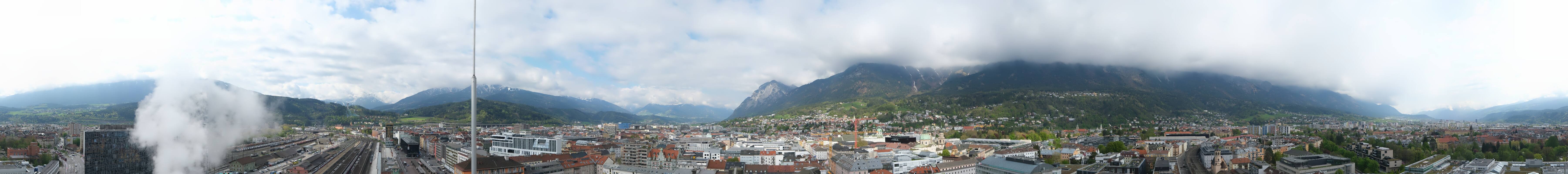 Archiv Foto Webcam Panoramablick - Innsbruck
