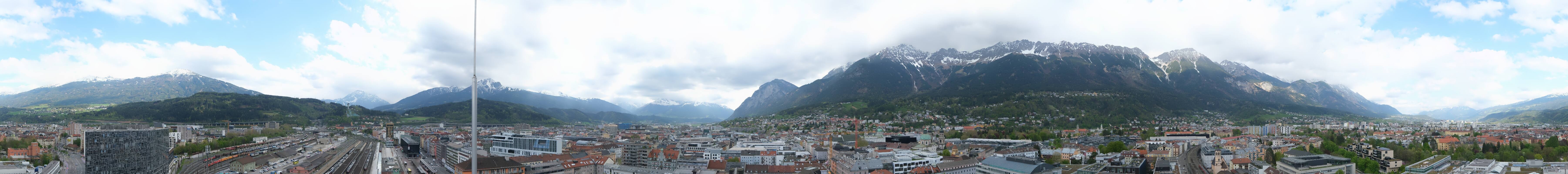 Archiv Foto Webcam Panoramablick - Innsbruck