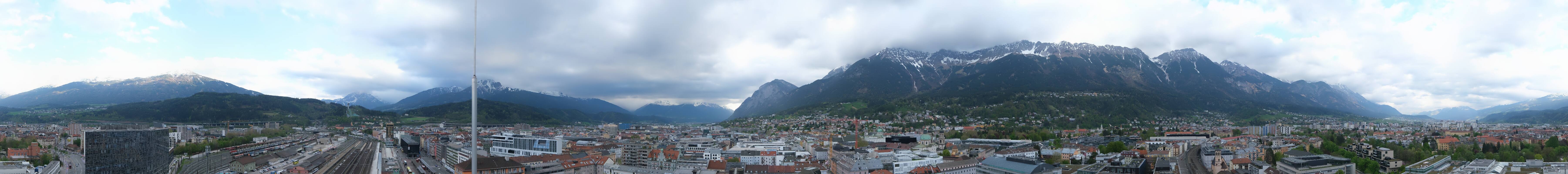 Archiv Foto Webcam Panoramablick - Innsbruck