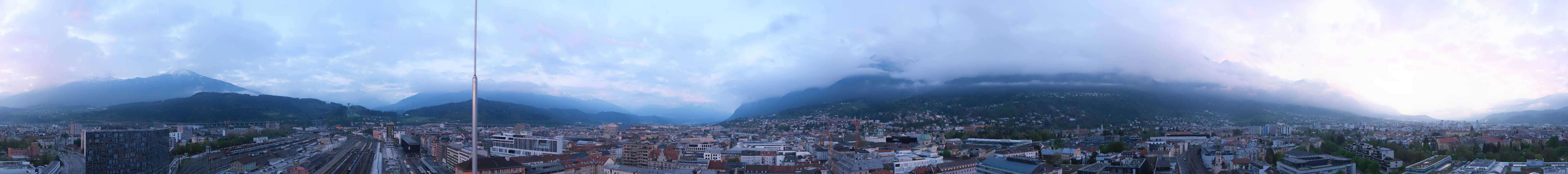 Archiv Foto Webcam Panoramablick - Innsbruck
