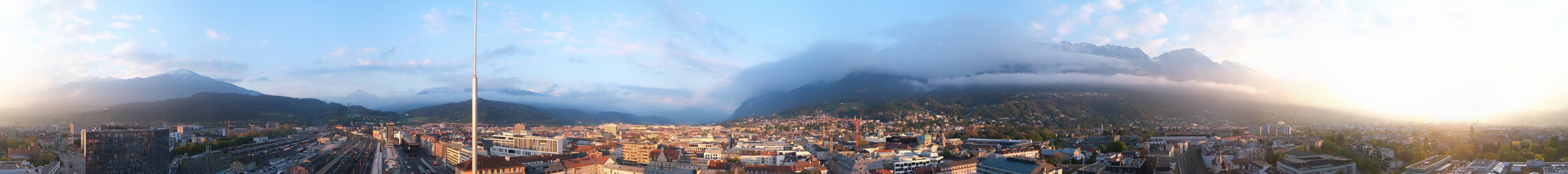 Archiv Foto Webcam Panoramablick - Innsbruck