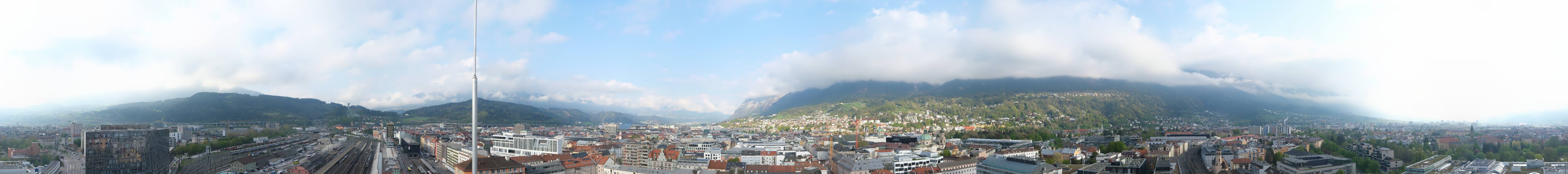 Archiv Foto Webcam Panoramablick - Innsbruck