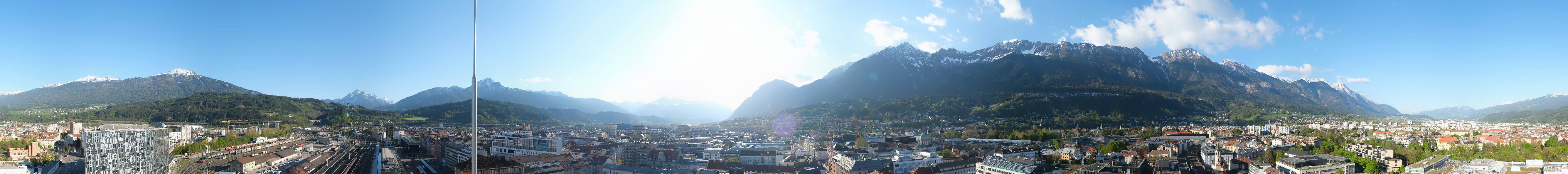 Archiv Foto Webcam Panoramablick - Innsbruck