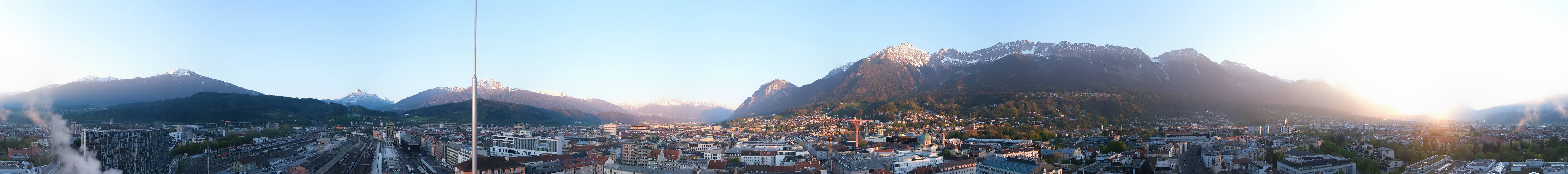 Archiv Foto Webcam Panoramablick - Innsbruck