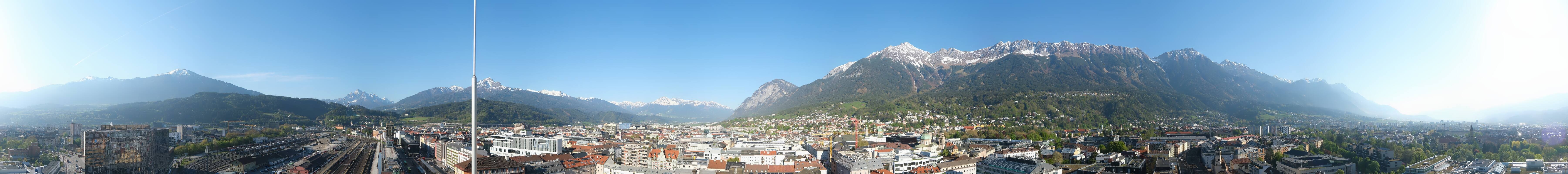 Archiv Foto Webcam Panoramablick - Innsbruck