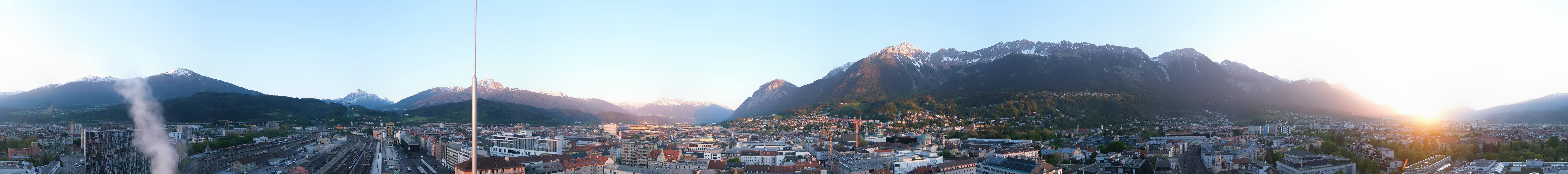 Archiv Foto Webcam Panoramablick - Innsbruck
