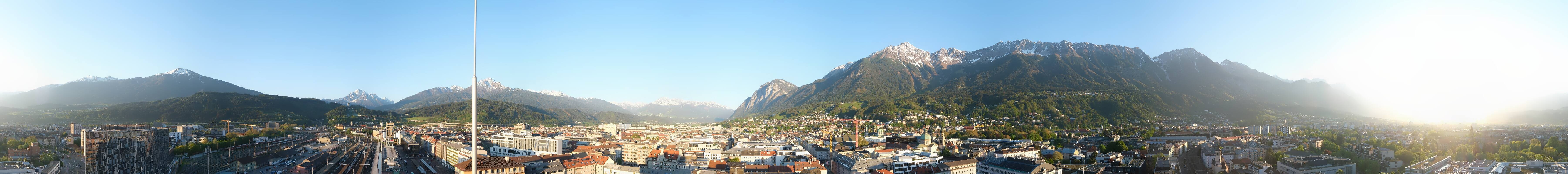 Archiv Foto Webcam Panoramablick - Innsbruck
