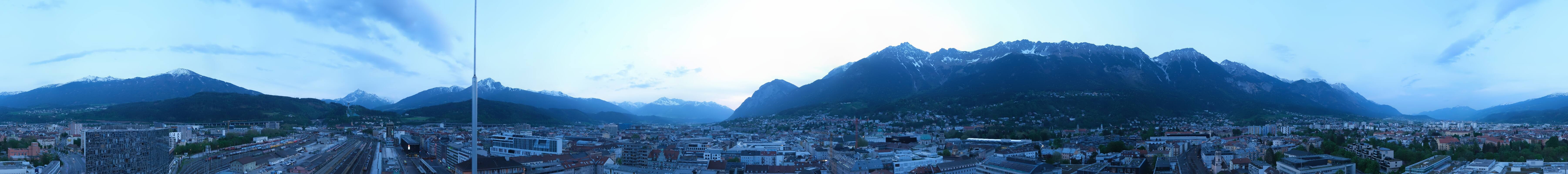 Archiv Foto Webcam Panoramablick - Innsbruck