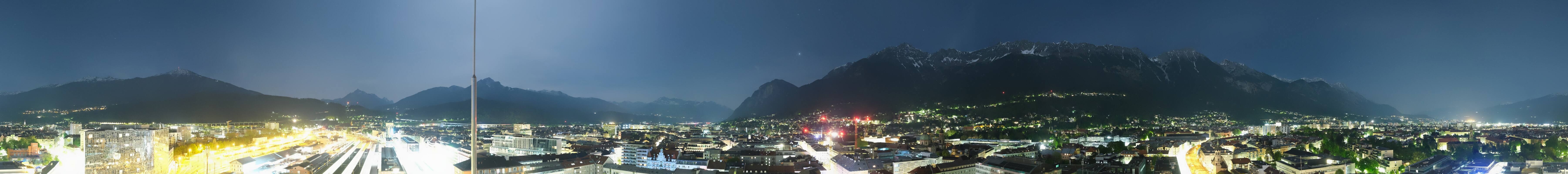 Archiv Foto Webcam Panoramablick - Innsbruck