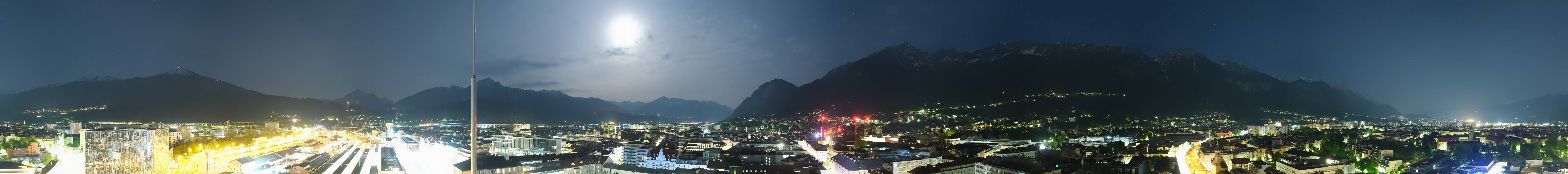 Archiv Foto Webcam Panoramablick - Innsbruck