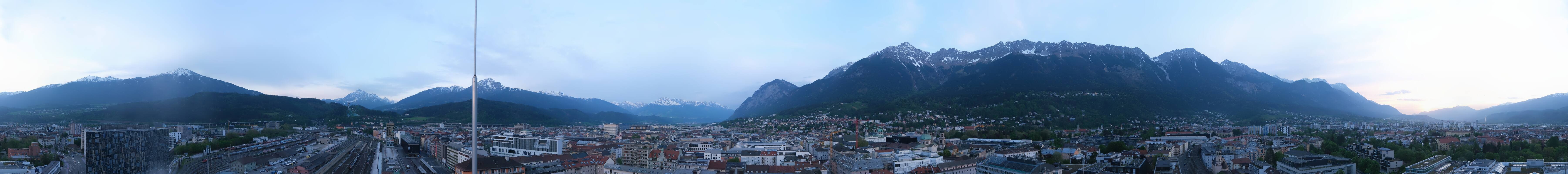 Archiv Foto Webcam Panoramablick - Innsbruck