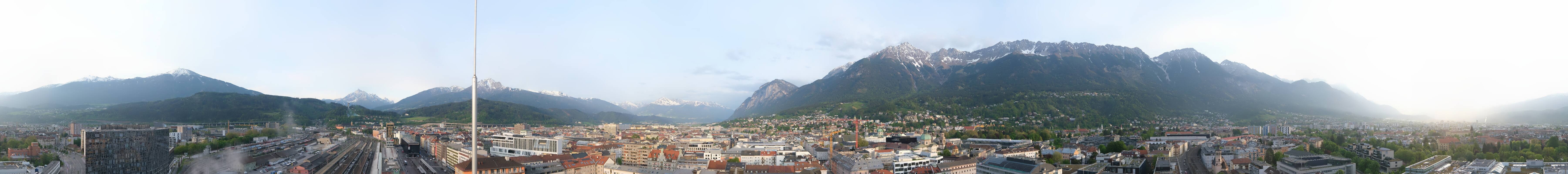Archiv Foto Webcam Panoramablick - Innsbruck