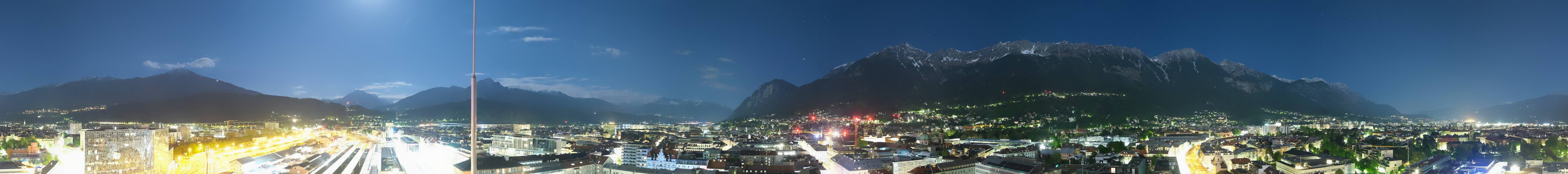 Archiv Foto Webcam Panoramablick - Innsbruck